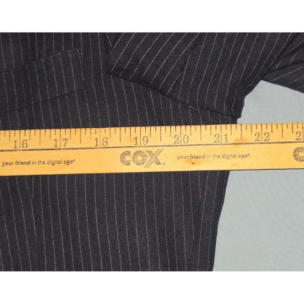 Brooks Brothers Brooksgate‎ Charcoal Pinstripe Wool 3 Button Jacket Suit 41XL